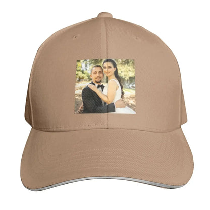 Personalised Wedding Photo Custom Baseball Cap