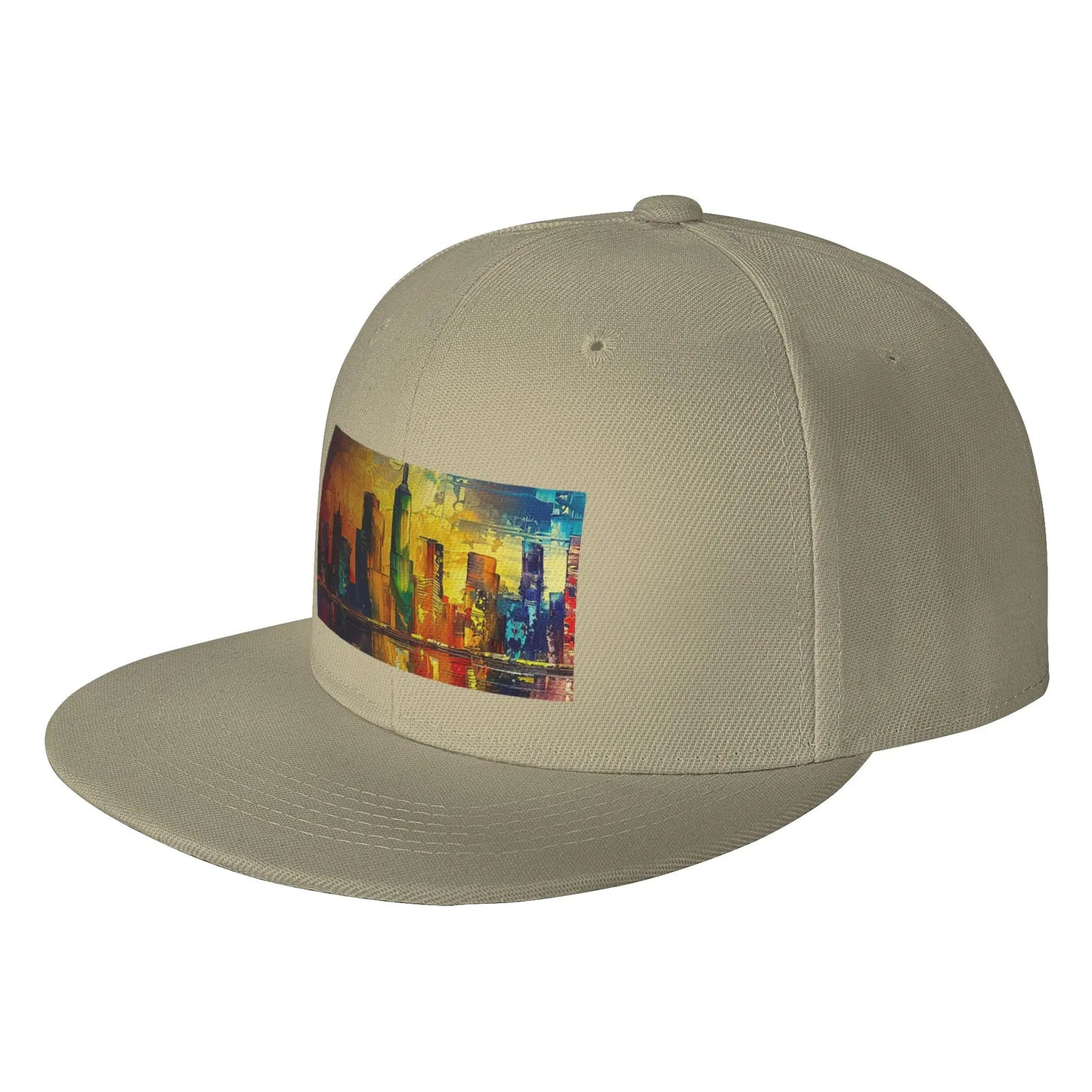 Fashion Sunset Lake Cityscape Art Snapback Cap