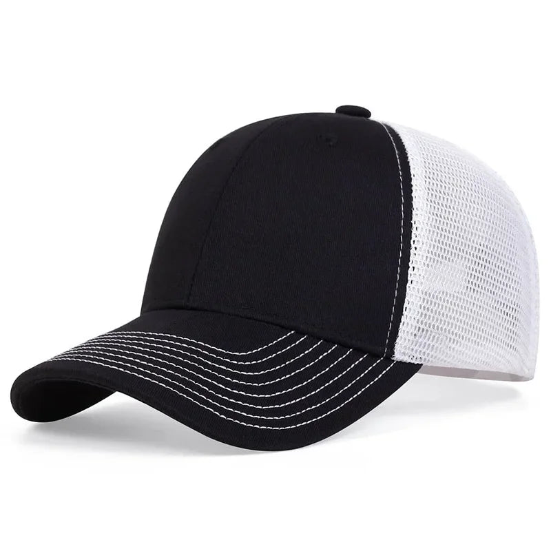 Unisex Light Plate Baseball Net Caps Spring And Summer Outdoor