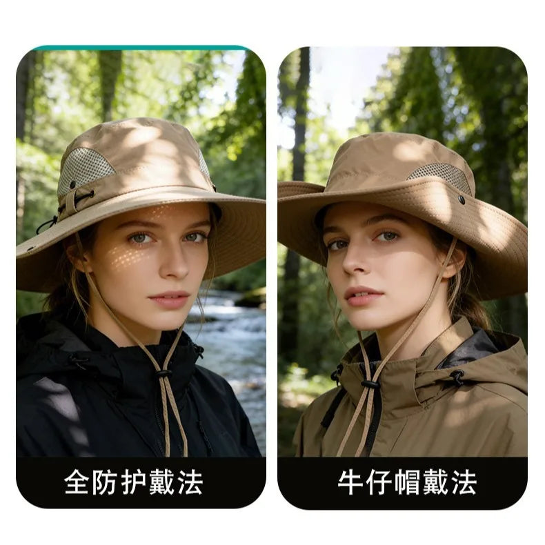 Foldable Oxford Fabric Waterproof UV Protection Bucket Hat