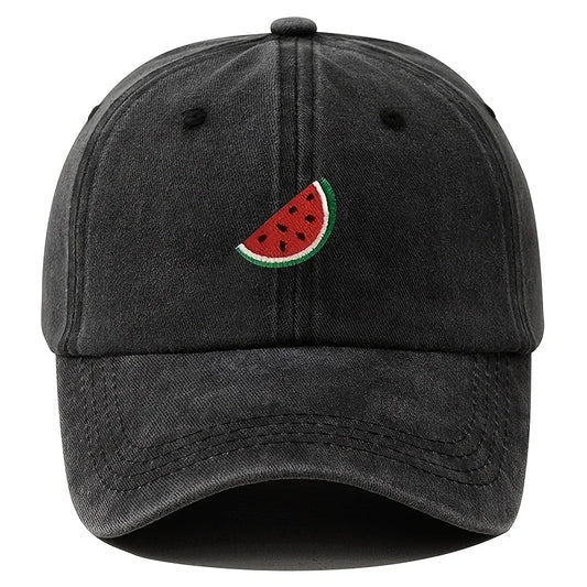 Watermelon Print Adjustable Baseball Cap