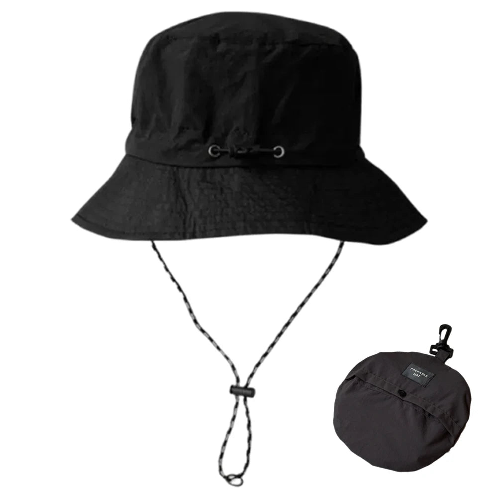 Waterproof Fishing Bucket Hat With Chin Strap