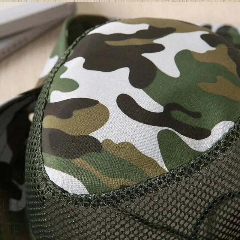 Breathable Mesh Collapsible Outdoor Fishing Bucket Hat