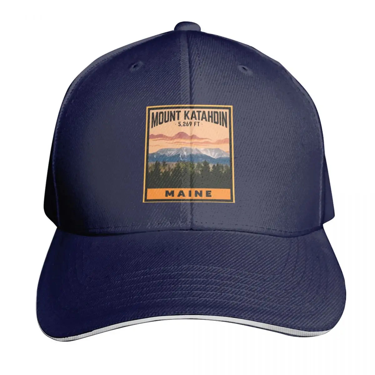 Mount Katahdin Maine Classic Baseball Cap