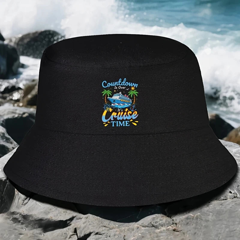Countdown Is Over Cruise Time Couple Bucket Hat
