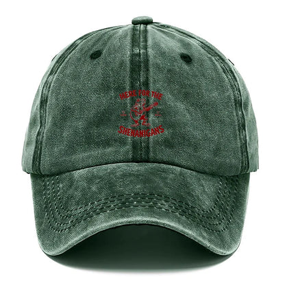 Vintage Funny Quote Washed Baseball Cap