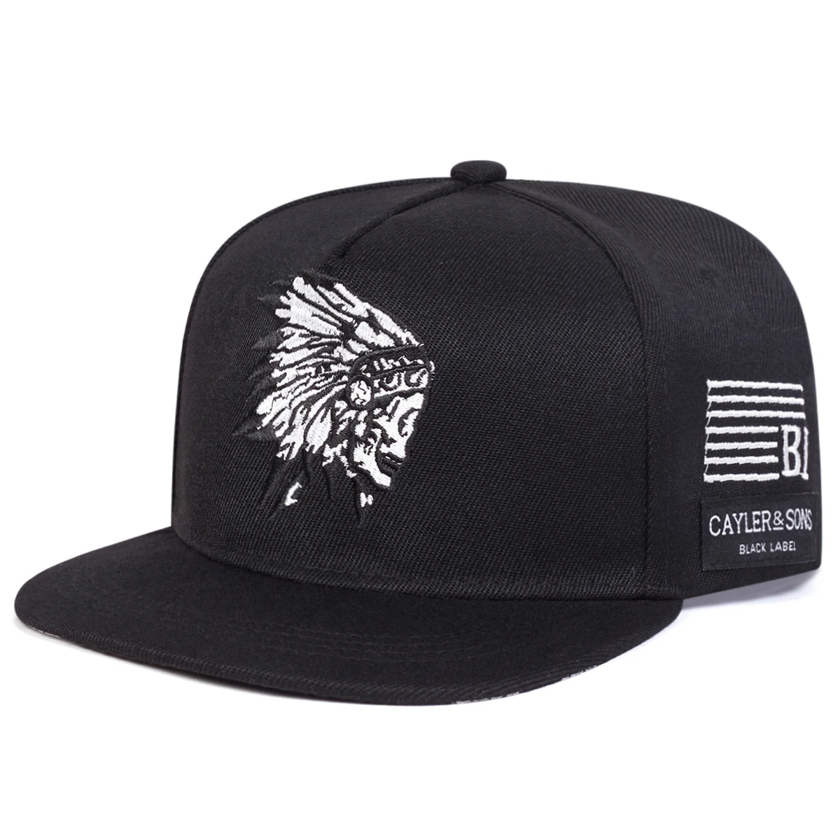 Unisex Embroidered Mesh Hip Hop Snapback Cap