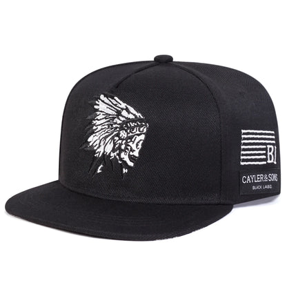 Unisex Embroidered Mesh Hip Hop Snapback Cap