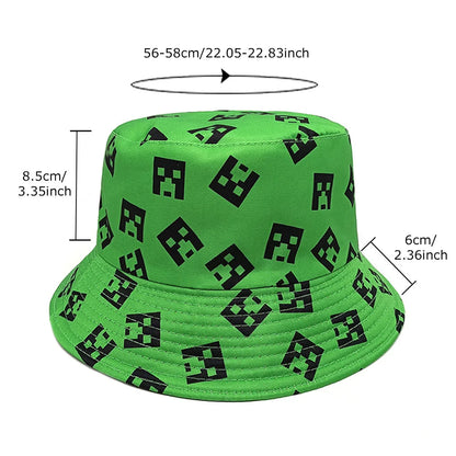 Game Pattern Bucket Hat For Women Men Summer