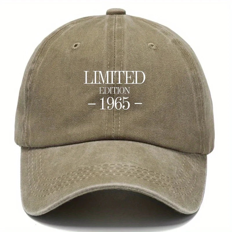 49.91Meter Letter Pattern Washed Baseball Cap