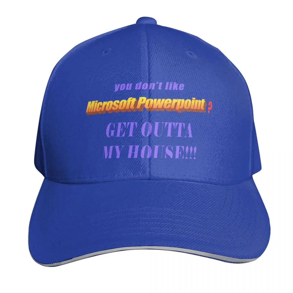 PowerPoint Moisture Wicking Curved Brim Baseball Cap