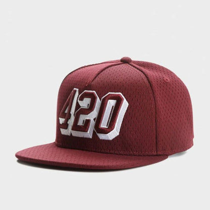 DALLAS Letter D Embroidered Unisex Hip-Hop Snapback Cap