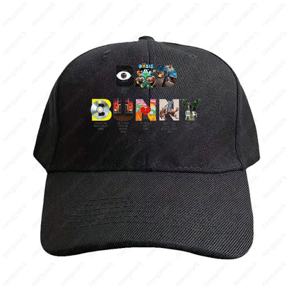 Bad Bunny Album Cap Summer Woman Man Adult Peaked Hat Fashion Casual Adjustable Printed Baseball Caps Trucker Cap