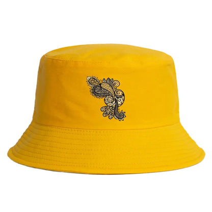 Paisley Print Reversible Bucket Hat