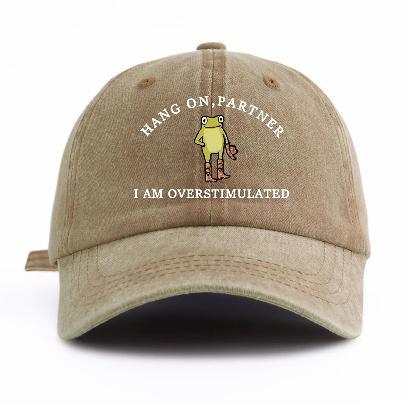 Cowboy Frog Meme Baseball Cap