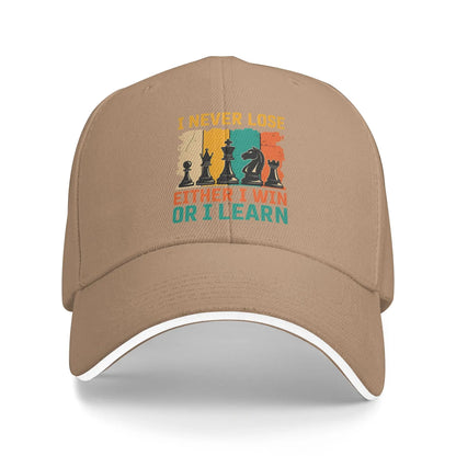 I Win Or I Learn Baseball Cap