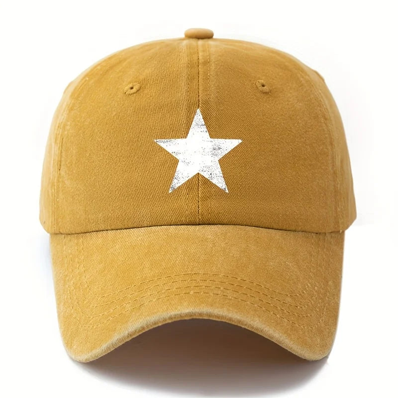 Pentagram Print Outdoor Baseball Cap