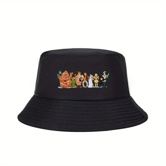Street Style Logo Print Outdoor Bucket Hat Design