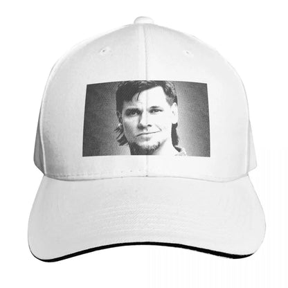 Theo Von Vintage Linocut Portrait Baseball Cap