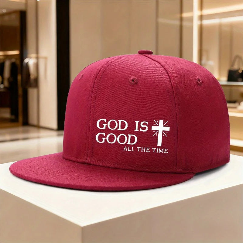 God Is Good Cross Snapback Cap
