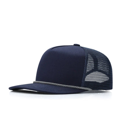 Custom Logo Breathable Mesh Trucker Snapback Cap