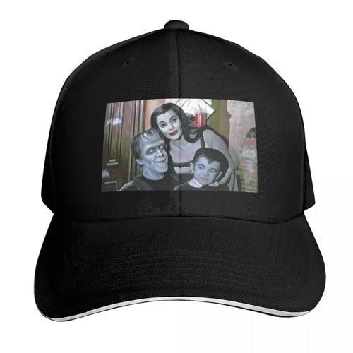 Herman Lily And Eddie Munster Graphic Baseball Cap