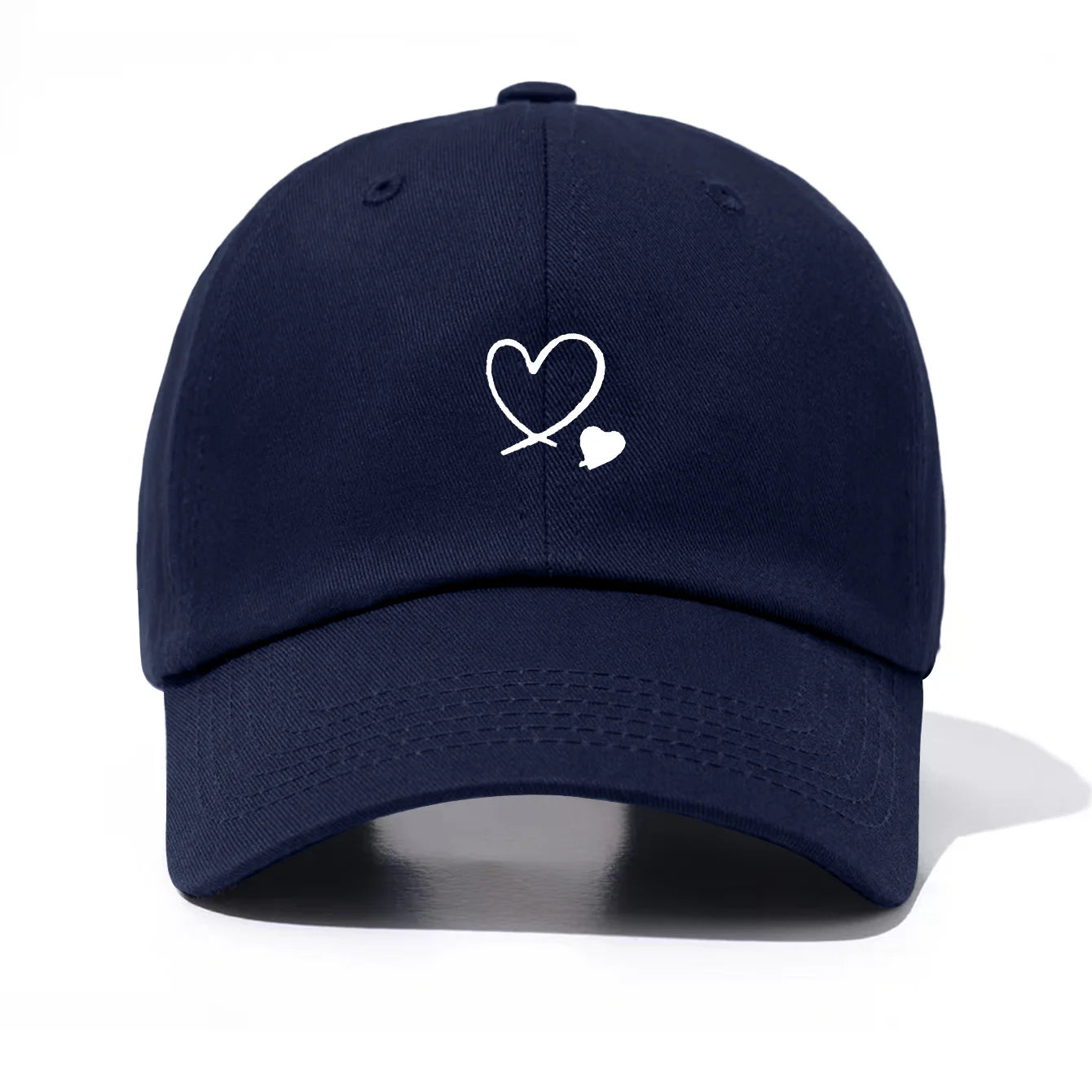 1 Piece Hearts Print Baseball Cap For Men And Women