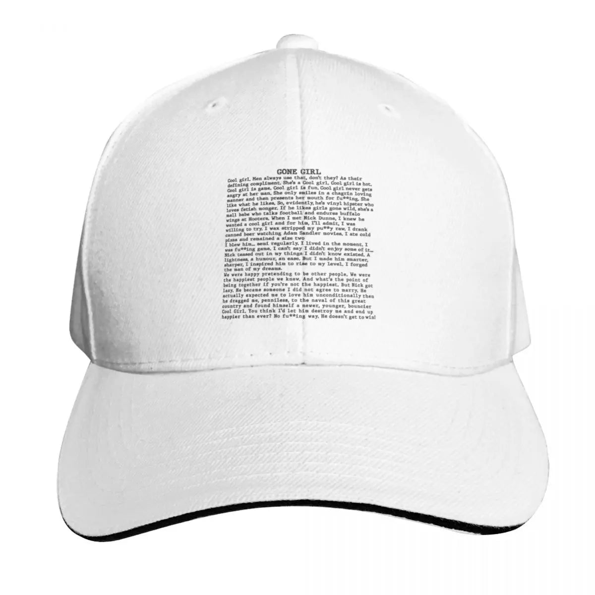 Gone Girl Monologue Classic Fit Baseball Cap