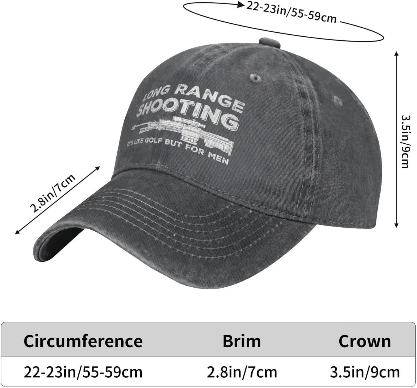 Funny Shooting Golf Quote Baseball Cap