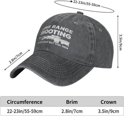 Funny Shooting Golf Quote Baseball Cap