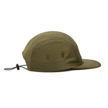 Japanese Style Flat Brimmed Baseball Cap Soft Top Adjustable