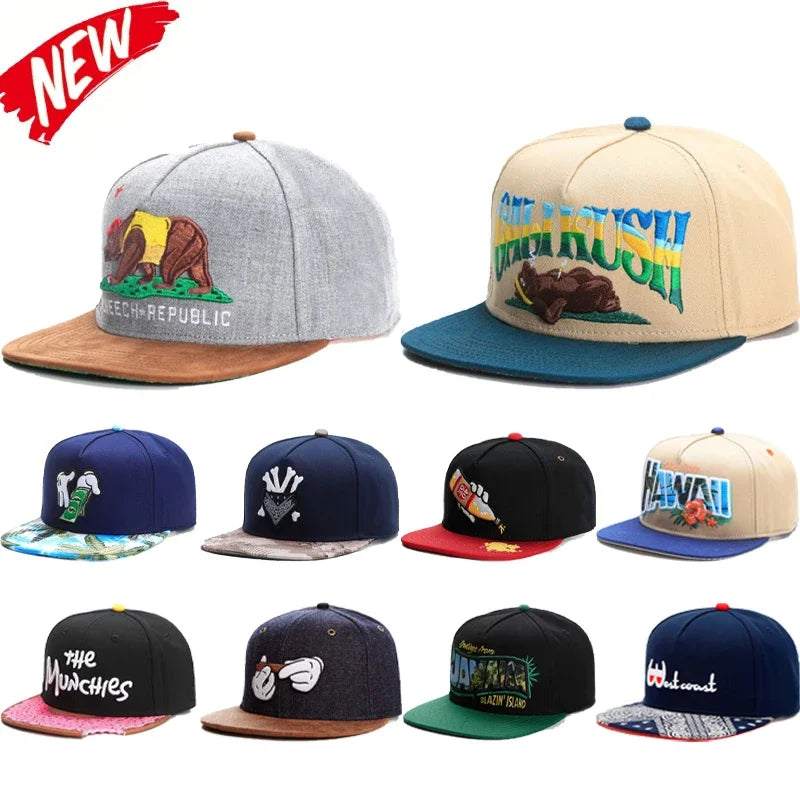 Luxury Brand Unisex Adjustable Hip-Hop Trucker Snapback Cap