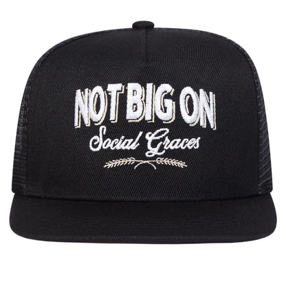 NOT BIG ON Embroidery Casual Snapback Cap
