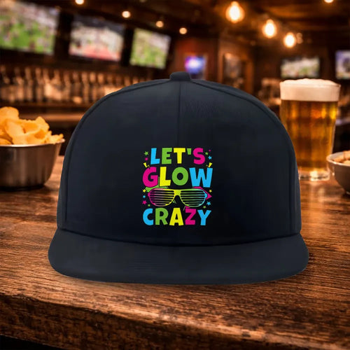 2026 Let'S Glow Neon Hip Hop Snapback Cap