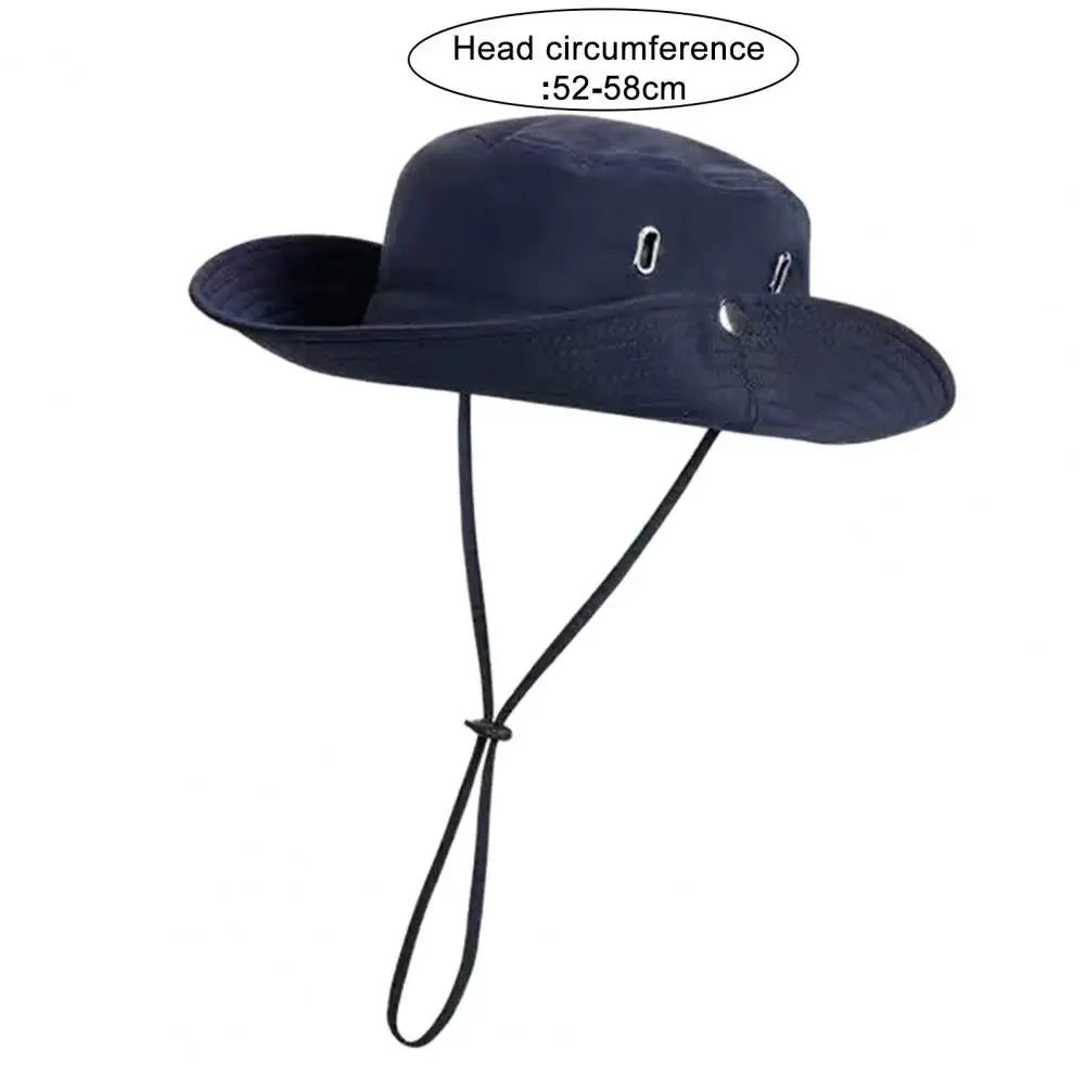 Wide Brim Breathable Quick-Dry Fishing Bucket Hat