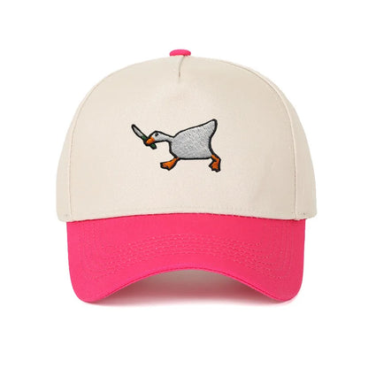 Big Goose Embroidered Colorblock Baseball Cap