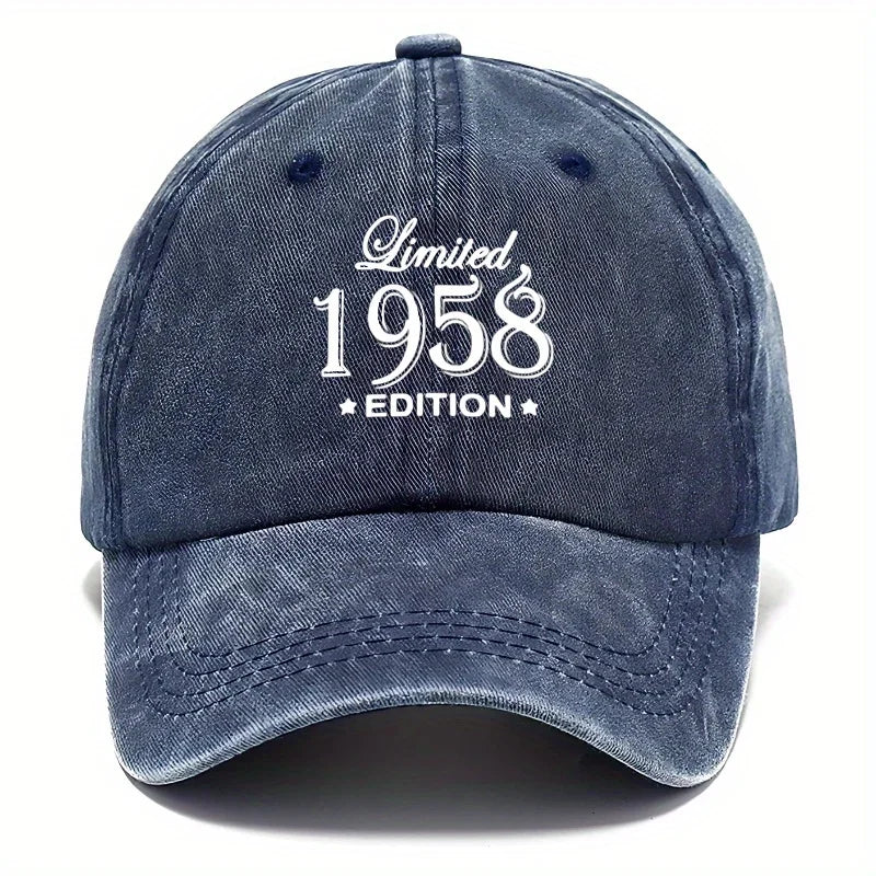 49.73 Meter Washed Letter Baseball Cap