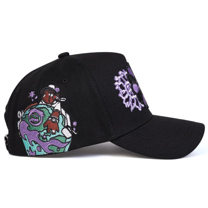 Sunflower Embroidery Casual Sports Baseball Cap