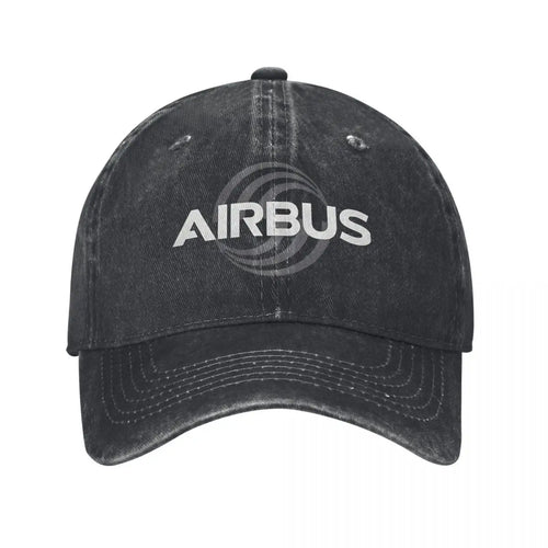 Airbus Aviation Denim Baseball Cap