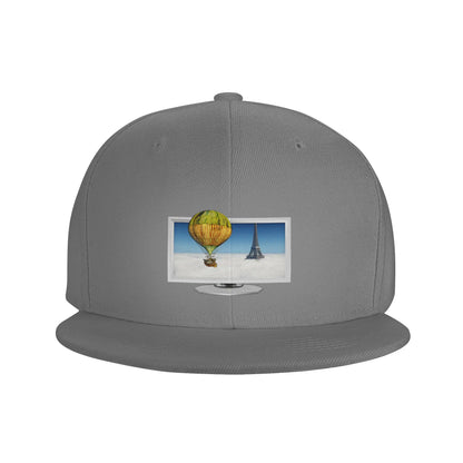Fashion 3D TV Commuting Snapback Cap