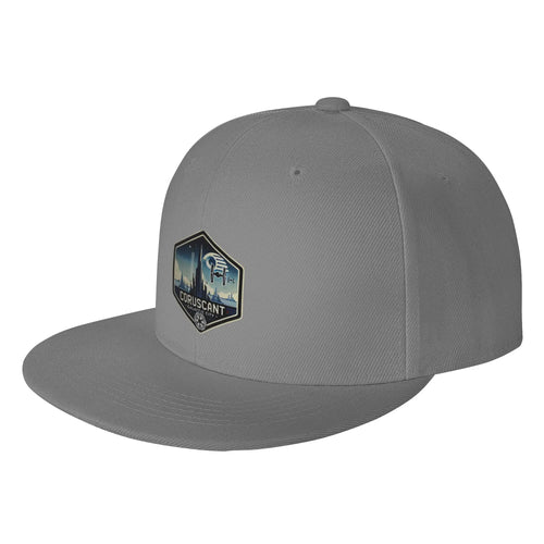 Welcome To Coruscant Sweet Cool Luxury Flat Brim Snapback Cap