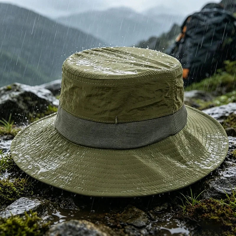 Unisex Quick-Dry Outdoor Fishing Bucket Hat