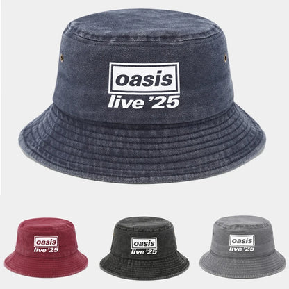 Oasis Printed Washed Fashion Bucket Hat