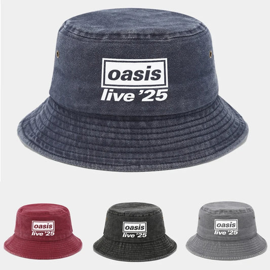Oasis Printed Washed Fashion Bucket Hat
