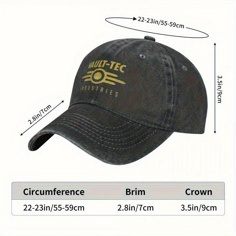 Vintage Distressed Logo Baseball Cap Hat