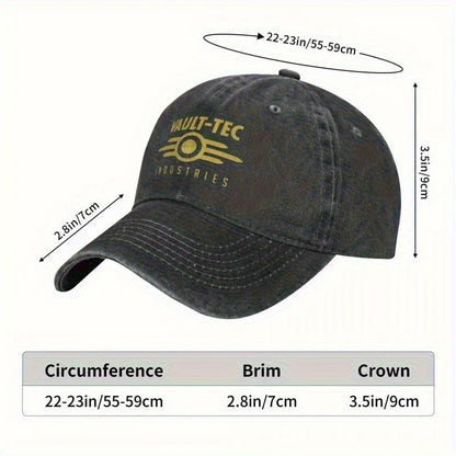Vintage Distressed Logo Baseball Cap Hat