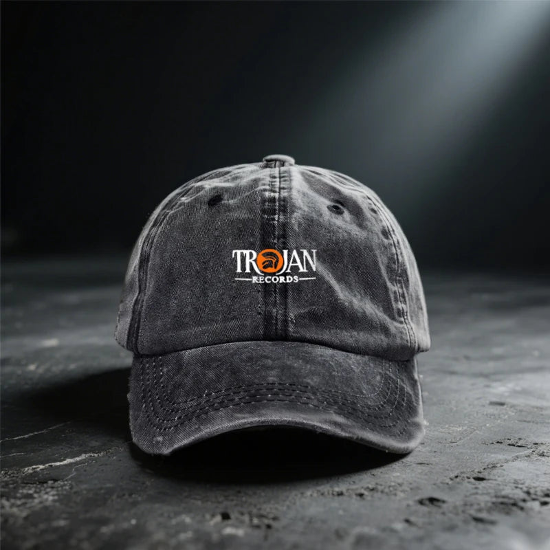 Trojan Warrior Vintage Washed Baseball Cap