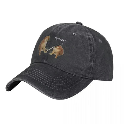 Bonk Dog Vintage Washed Baseball Cap