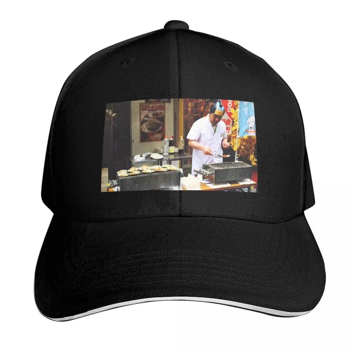 Osaka Street Food Six Panel Baseball Cap