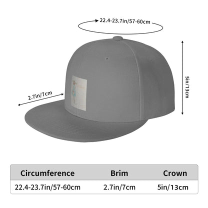 Roman Holiday Fashionista Flat Brim Snapback Cap